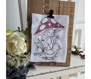 Stickdatei - Pilz Fäulein 5